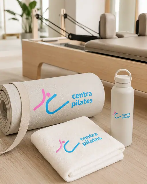 Centra Pilates logo & brand mockups, image 6