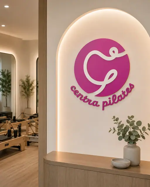 Centra Pilates logo & brand mockups, image 7