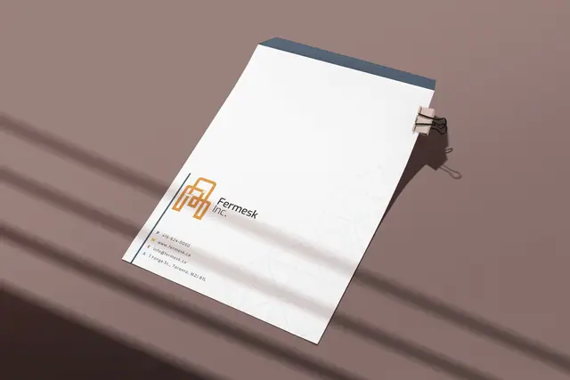 Fermesk stationery & brand identity, image 3
