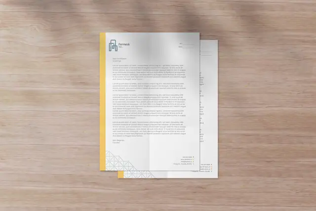 Fermesk stationery & brand identity, image 4