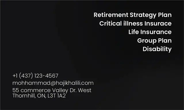 Hajikhalili business card design & print, front