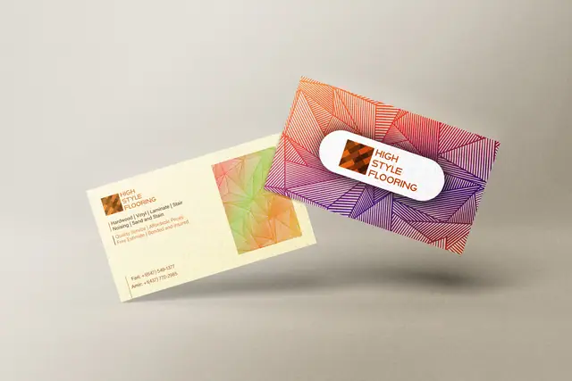 High Style Flooring business card design, image 6