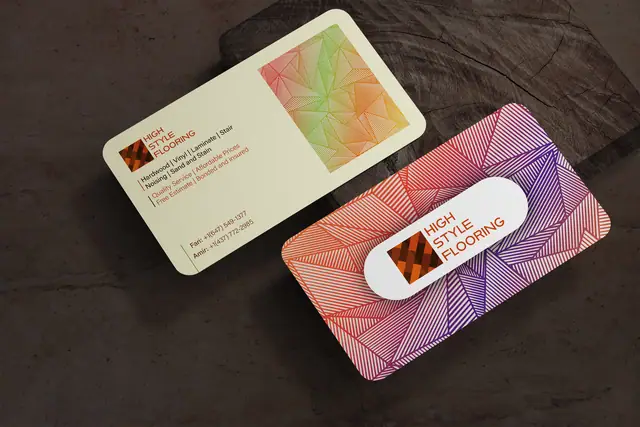 High Style Flooring business card design, image 8