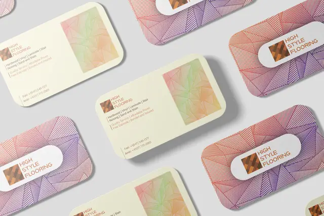 High Style Flooring business card design, image 9