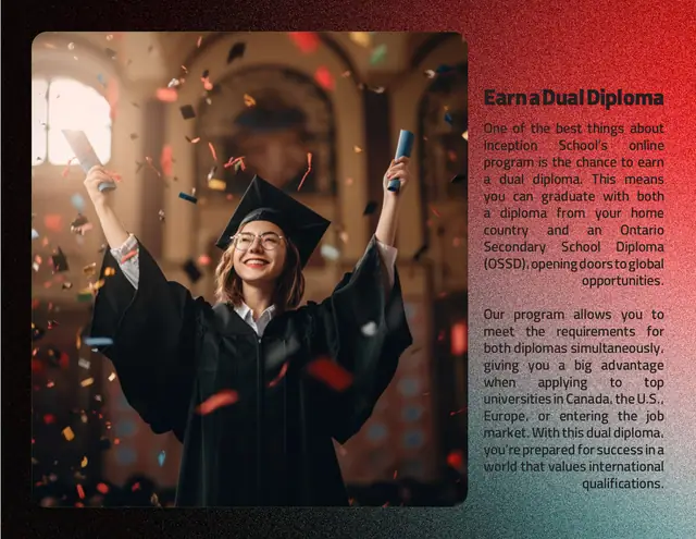 Inception Academy catalogue design, page 4
