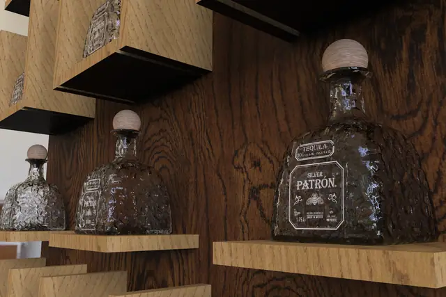Love Child 3D Patrón display wall, render 3