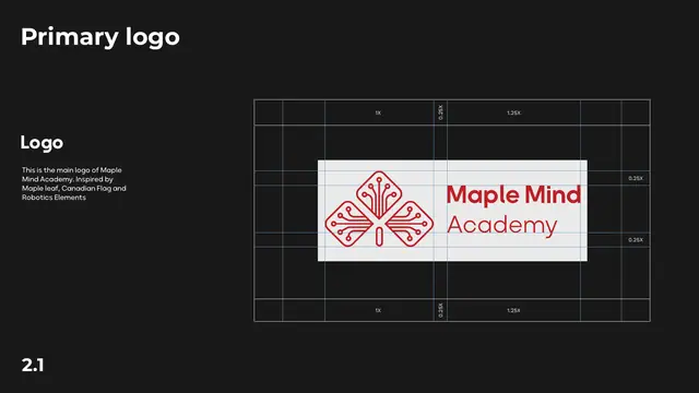 Maple Mind Academy brand guidelines, page 6