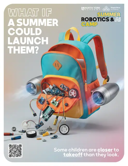 Maple Mind Academy flyers & event marketing, Robotics posters, image 4
