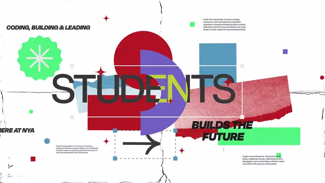 Maple Mind Academy video production, nya kinetic typography video
