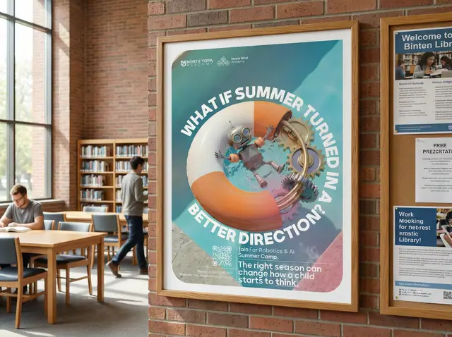 Maple Mind Academy “What If” summer camp campaign, In-context mockups, image 7