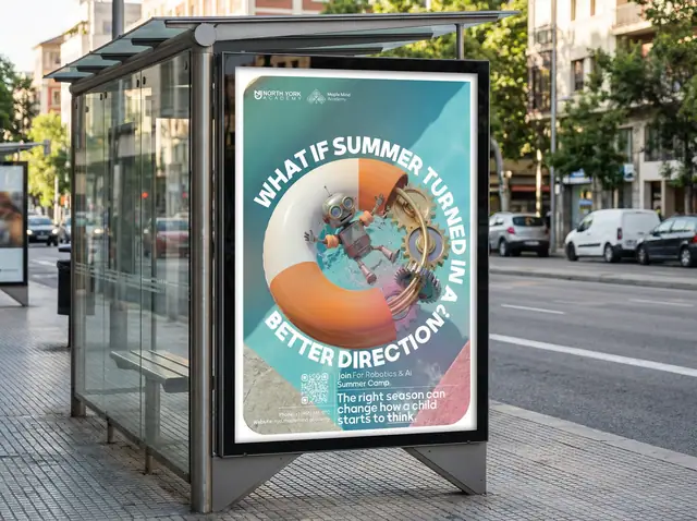 Maple Mind Academy “What If” summer camp campaign, In-context mockups, image 8