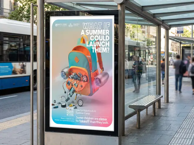 Maple Mind Academy “What If” summer camp campaign, In-context mockups, image 12