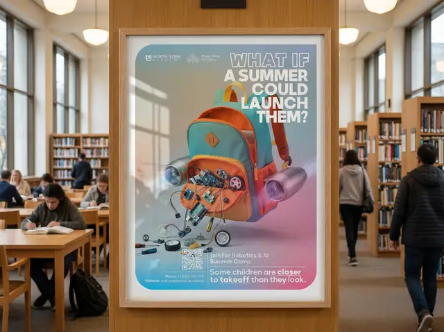 Maple Mind Academy “What If” summer camp campaign, In-context mockups, image 13