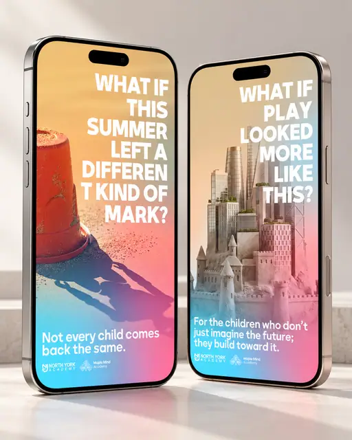 Maple Mind Academy “What If” summer camp campaign, Social media, image 1