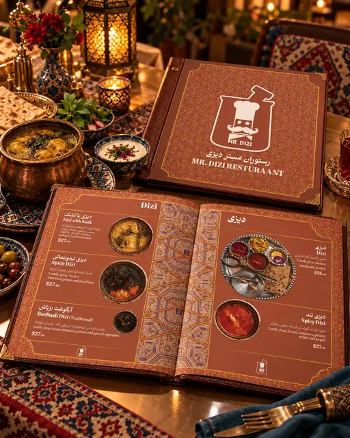 Mr Dizi Persian restaurant menu, Version 1, image 4
