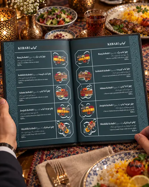 Mr Dizi Persian restaurant menu, Version 2, image 3
