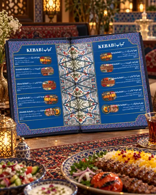 Mr Dizi Persian restaurant menu, Version 2, image 4