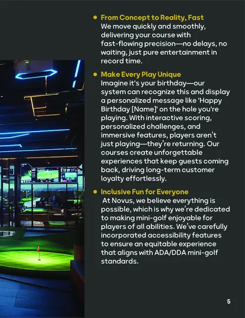 Novus Attractions product catalogue 2025, page 8
