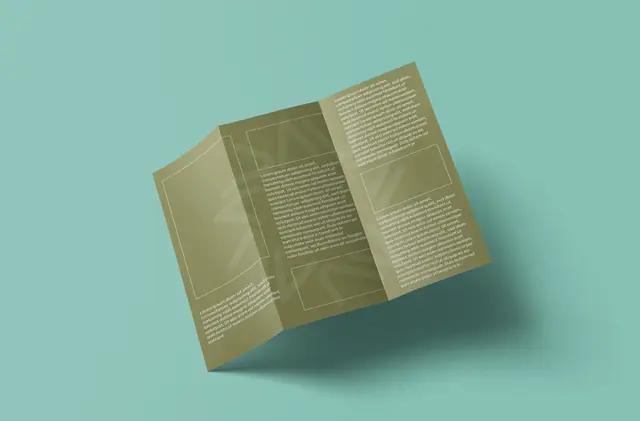 Novus Attractions rebranding & brand book, Brand applications, flyer 2