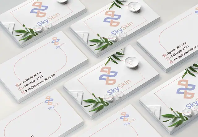 Sky Skin brand stationery, image 1