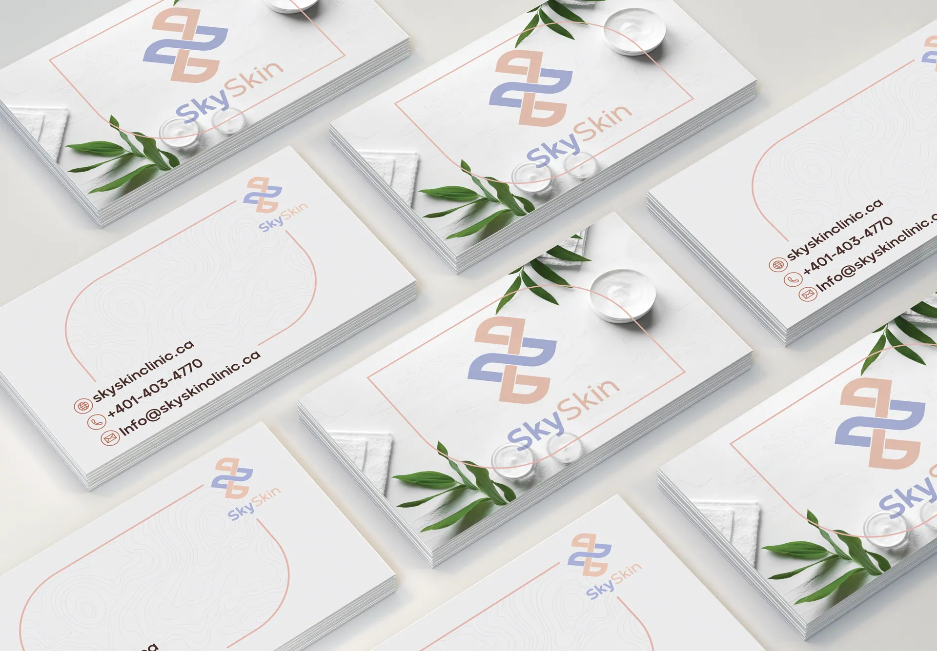 Sky Skin brand stationery, image 1