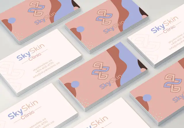 Sky Skin brand stationery, image 2