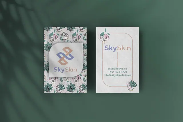 Sky Skin brand stationery, image 5