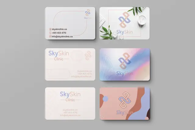 Sky Skin brand stationery, image 6