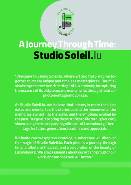 Studio Soleil magazine catalogue, image 1